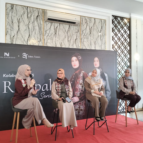 Berkolaborasi dengan Salwa Tanara, Desainer Nina Nugroho Luncurkan Koleksi Busana Rempah Series