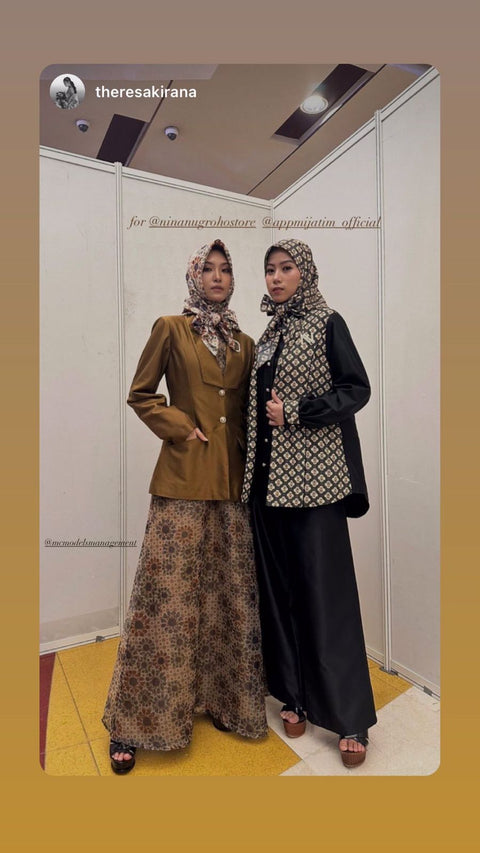 Nina Nugroho Dalam Gelaran Fashion Tendance APPMI JATIM 2023-2024, Angkat Keindahan Budaya Maroko