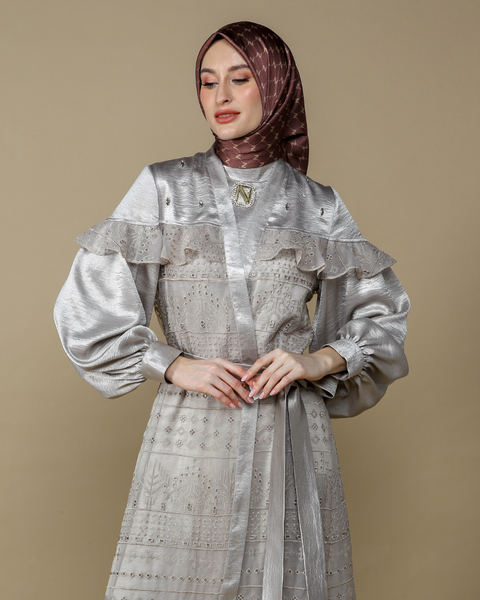 RAYA SERIES: Halwa Soft Hersian Dress