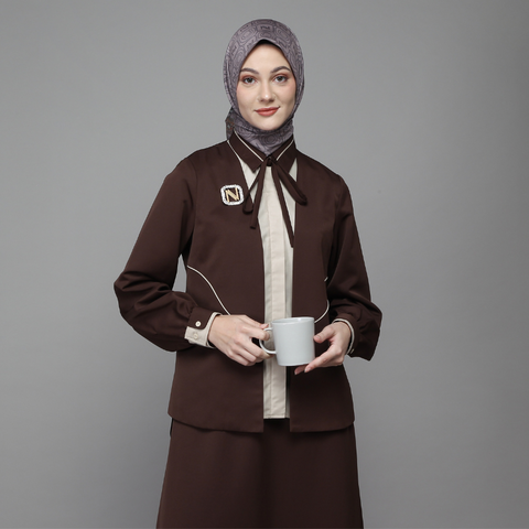 One Set 2in1 Birch Hampton Midi (Shirt & Skirt)