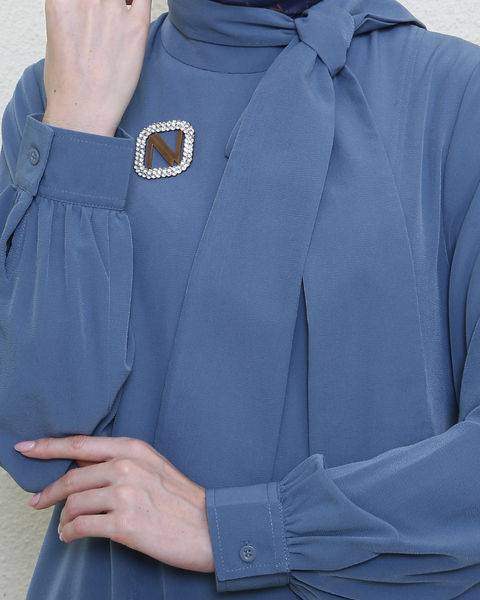 Tie Waikawa Blue & Black Dress (2 Colour)