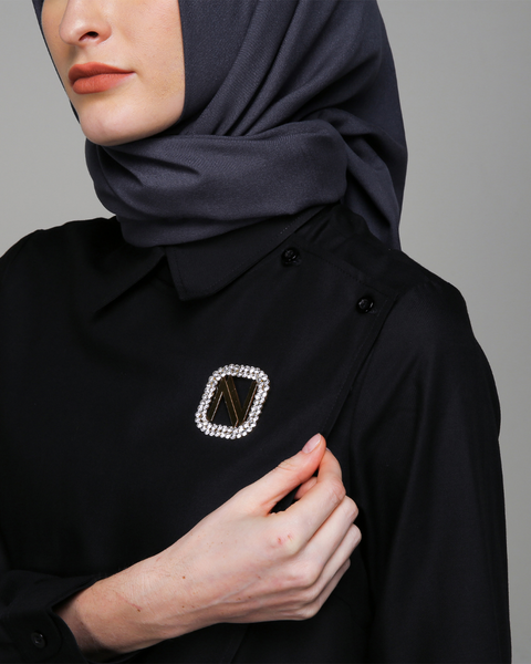 Flap Black Shirt