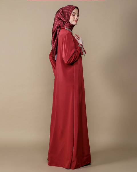 RAYA SERIES: Hafshah Burnt Umber Dress