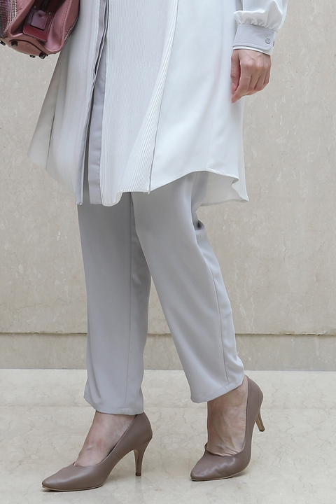 Dusty Grey Pipe Pants