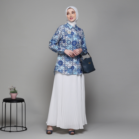 Samarkand Basic Cobalt Blue Shirt
