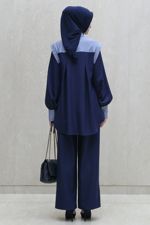 Twotone Layered Vulcan Wild Blue Shirt