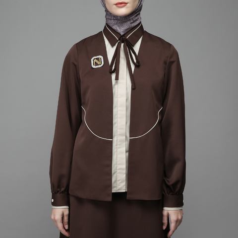 One Set 2in1 Birch Hampton Midi (Shirt & Skirt)