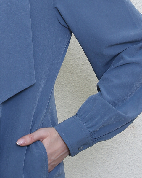 Tie Waikawa Blue & Black Dress (2 Colour)