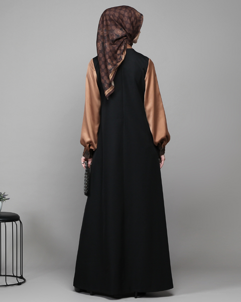TwoToned Woodsmoke Brown Dress