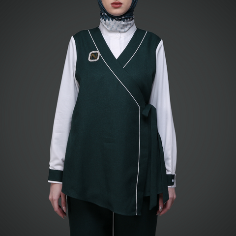 2n1 Repholo Green Broken White Shirt