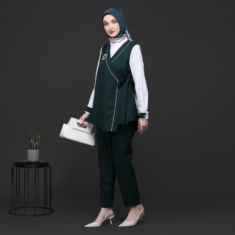 2n1 Repholo Green Broken White Shirt