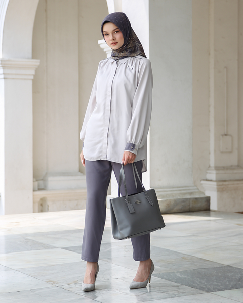 Wrinkle French Gray Shirt