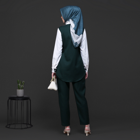 2n1 Repholo Green Broken White Shirt