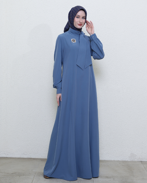 Tie Waikawa Blue & Black Dress (2 Colour)