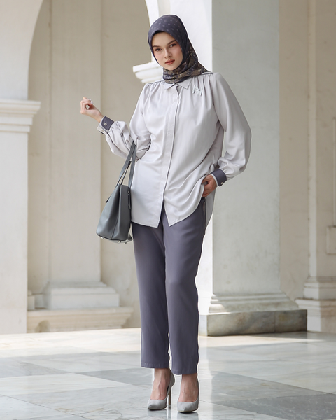 Wrinkle French Gray Shirt