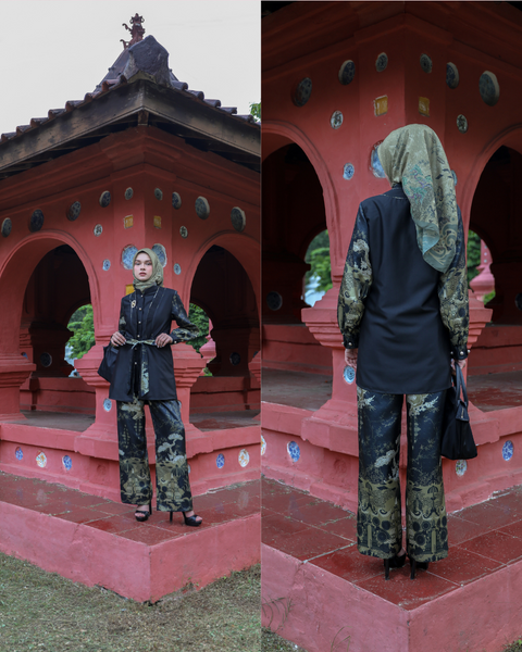 Wisesa Black Shaft (Shirt & Culotte)