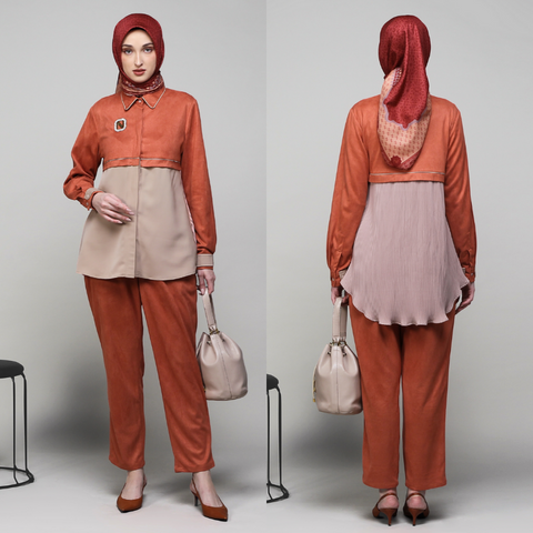 Pleats Summer Sand Shirt