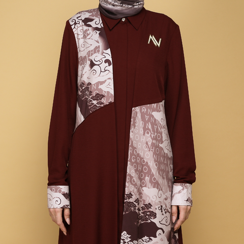 2in1 Signature Monomega Plumeria Dress