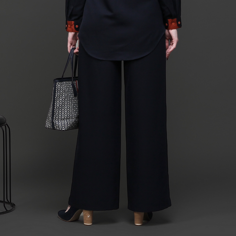 Blue Black Culotte