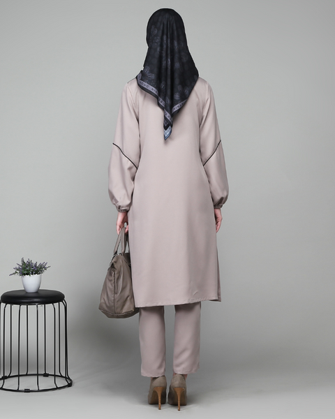 Duple Ivory Swan Tunic