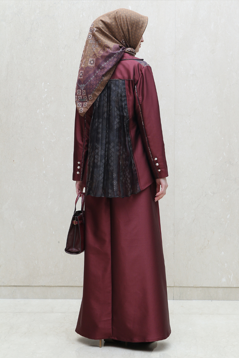 De Nuestra Lotus Woody Brown Dress