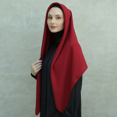 Premium Cerruti Blood Red Square