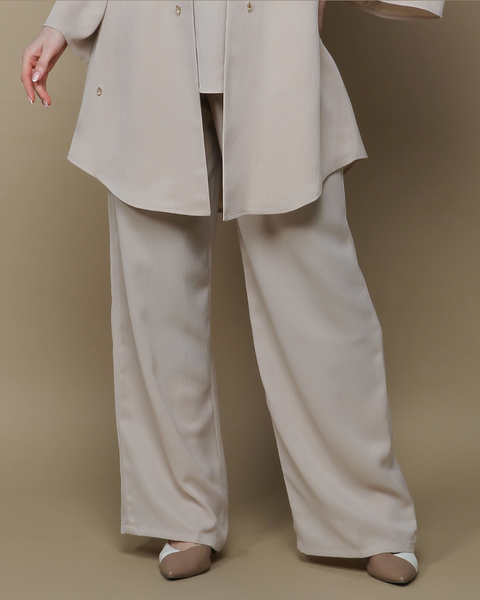 RAYA SERIES: Sadira Cream (Shirt & Pants)