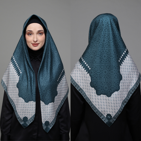 Moroccan Hunter Green Square
