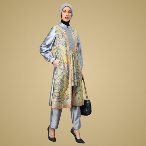 Exclusive Batik Grey Haze (Tunic & Pants)