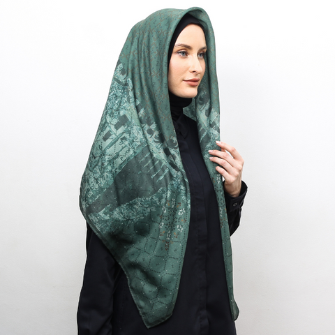 Al-Khazneh Treasury Lunar Green Square