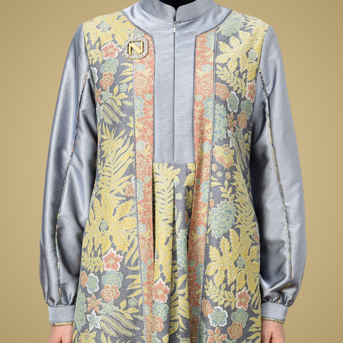 Exclusive Batik Grey Haze (Tunic & Pants)
