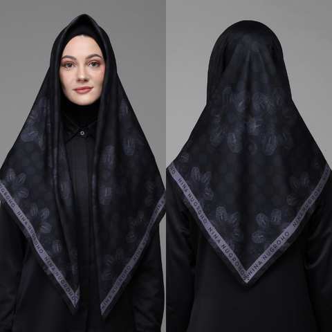 Lotus Serenity Black Square