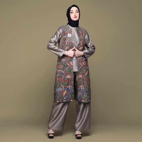 Outer Shadow Arona Exclusive Batik (Tunic & Culotte)
