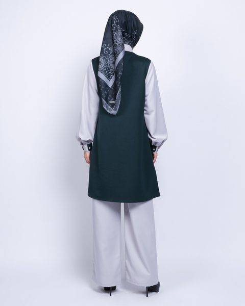 2in1 Asymmetric Celtic Silver Semi Tunic