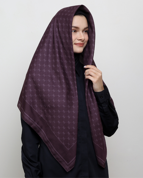 Monogram Burgundy Square