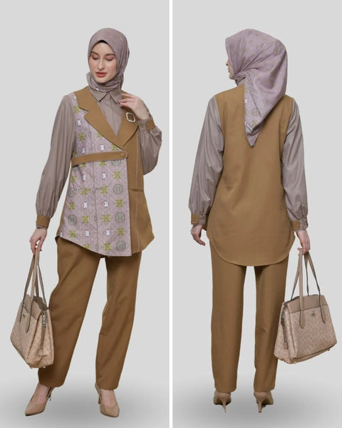 2in1 Kamania Potters Waxen Shirt & Pants (ONESET)