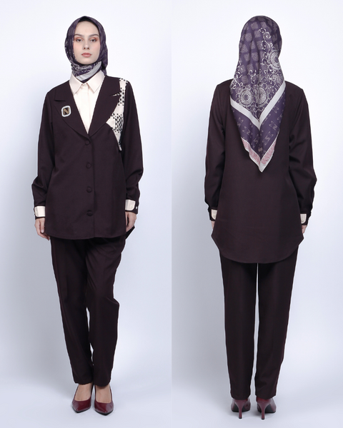 2in1 Exclusive Tenun Woody Cream Shirt