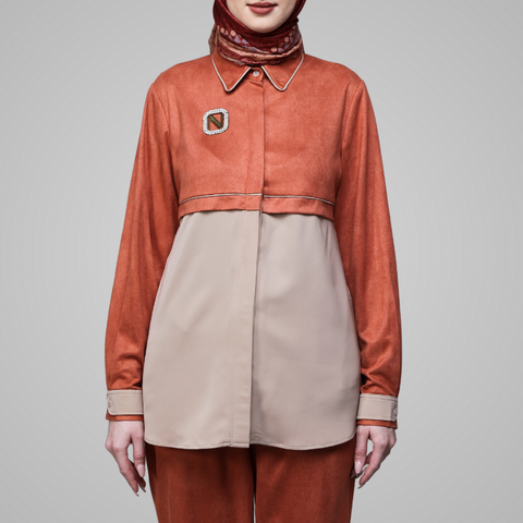 Pleats Summer Sand Shirt