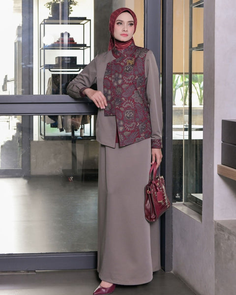 2in1 Dove Lareva Midi Shirt & Skirt