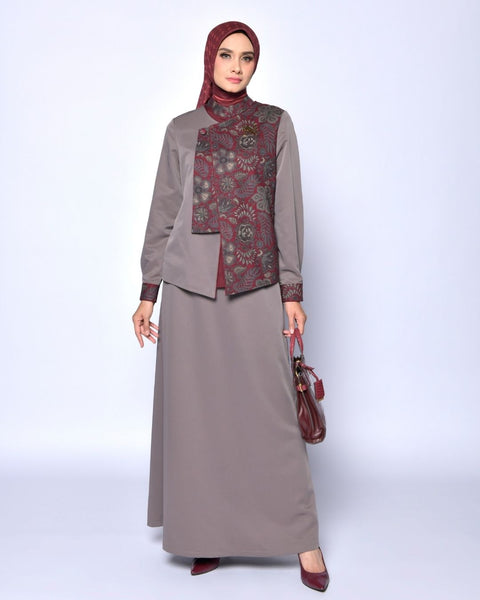 2in1 Dove Lareva Midi Shirt & Skirt