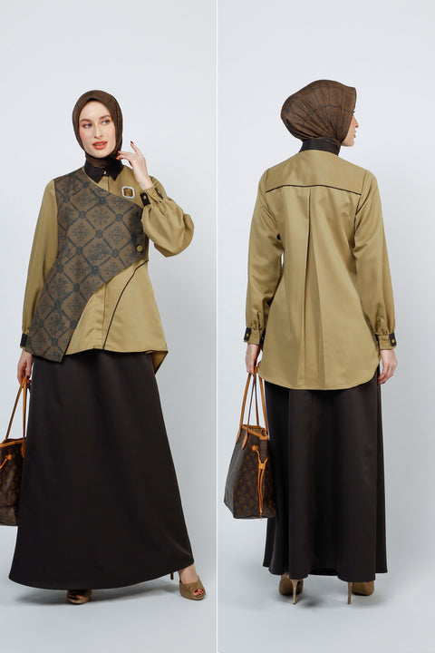 2in1 Tacha Keumala Midi Shirt & Skirt