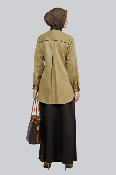 2in1 Tacha Keumala Midi Shirt & Skirt