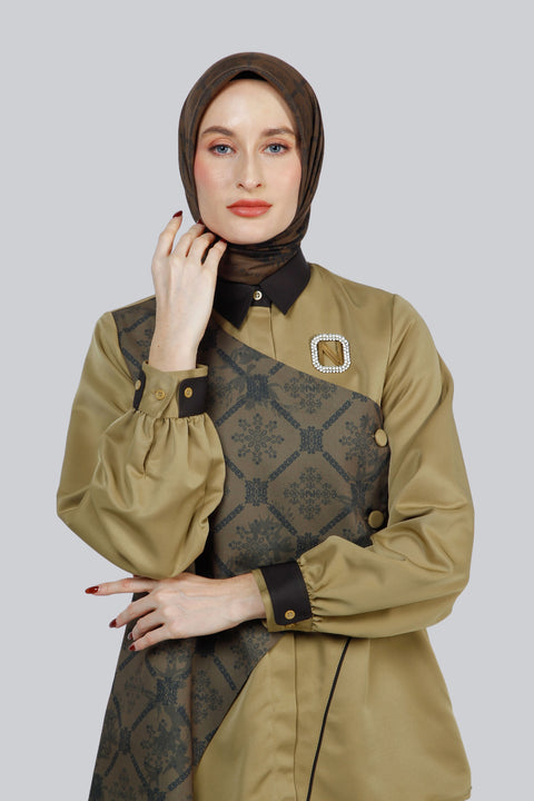 2in1 Tacha Keumala Midi Shirt & Skirt