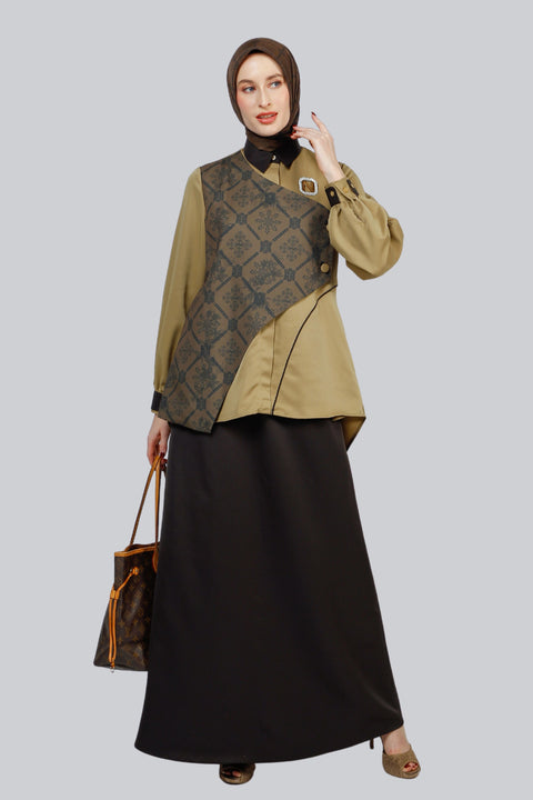 2in1 Tacha Keumala Midi Shirt & Skirt