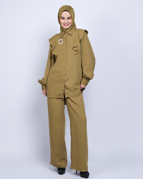 Ruffle Barley Corn (Shirt & Culotte)