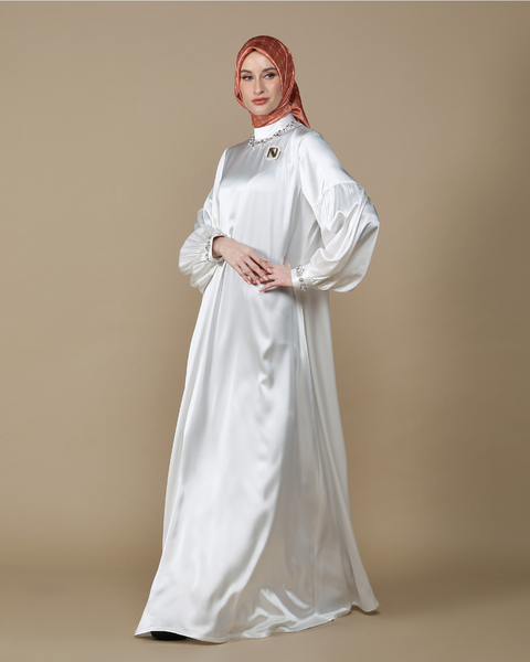 RAYA SERIES: Clara Broken White Dress