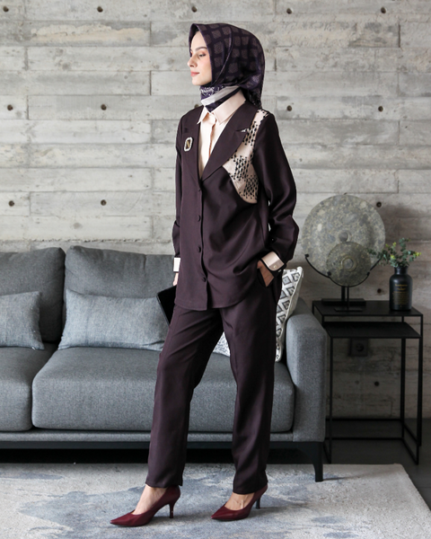 2in1 Exclusive Tenun Woody Cream Shirt