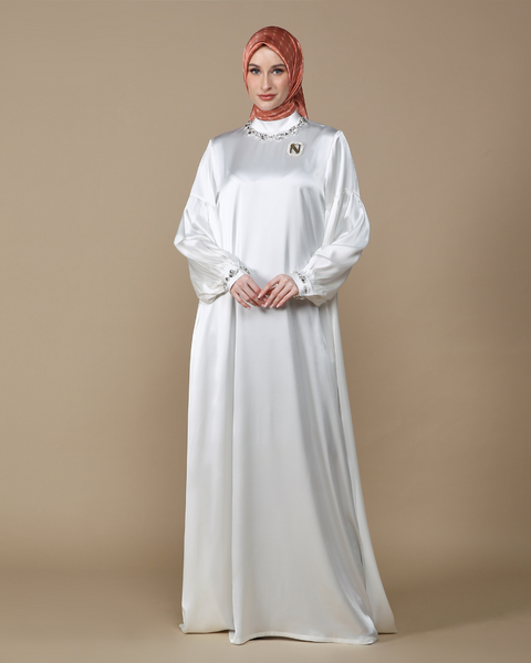 RAYA SERIES: Clara Broken White Dress