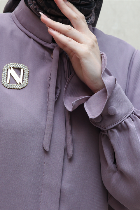 Bow Old Lavender Shirt