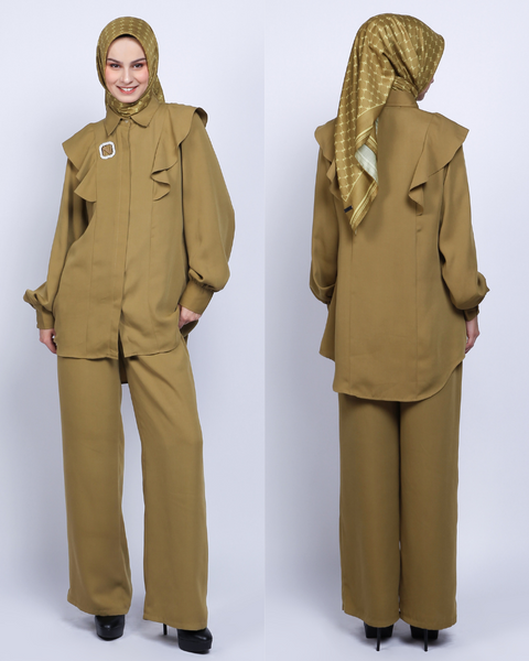 Ruffle Barley Corn (Shirt & Culotte)